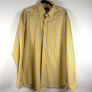 Paul & Shark Yachting Yellow Shirt with Blue and White Stripes